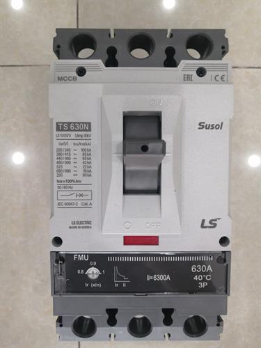 MCCB LS 3P 500A 65kA ( TS630N FMU630 ) chỉnh dòng  0.8-0.9-1.0In
